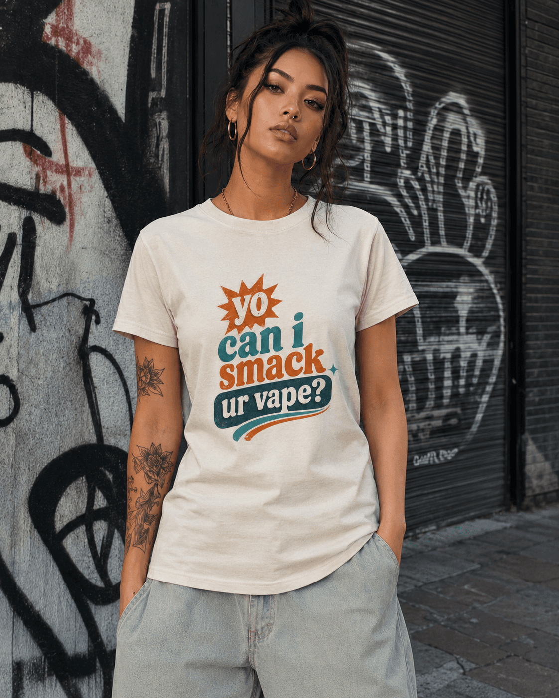 yo can i smack ur vape tee on model